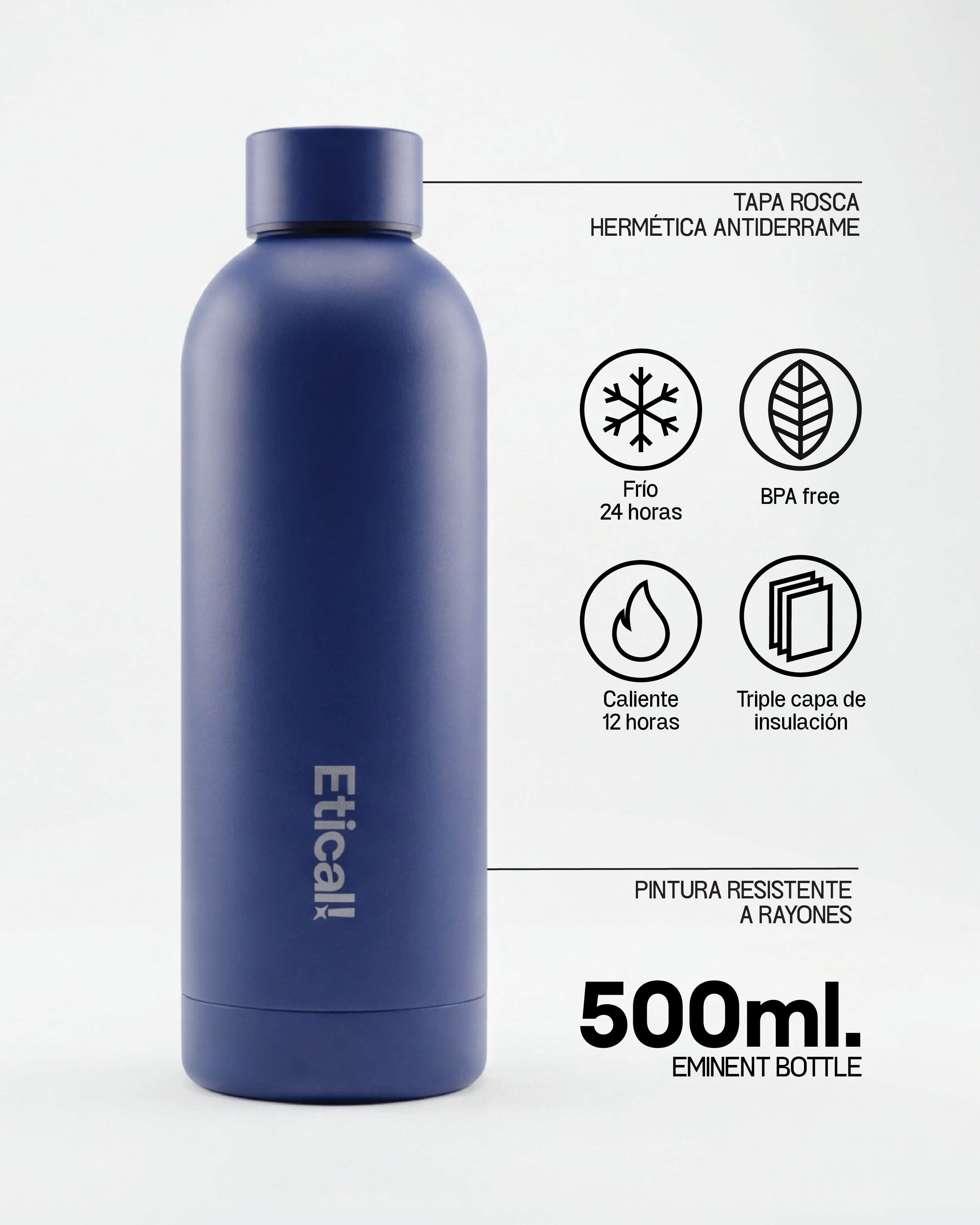 Etical EMINENT Bottle 500ml Azul Noche