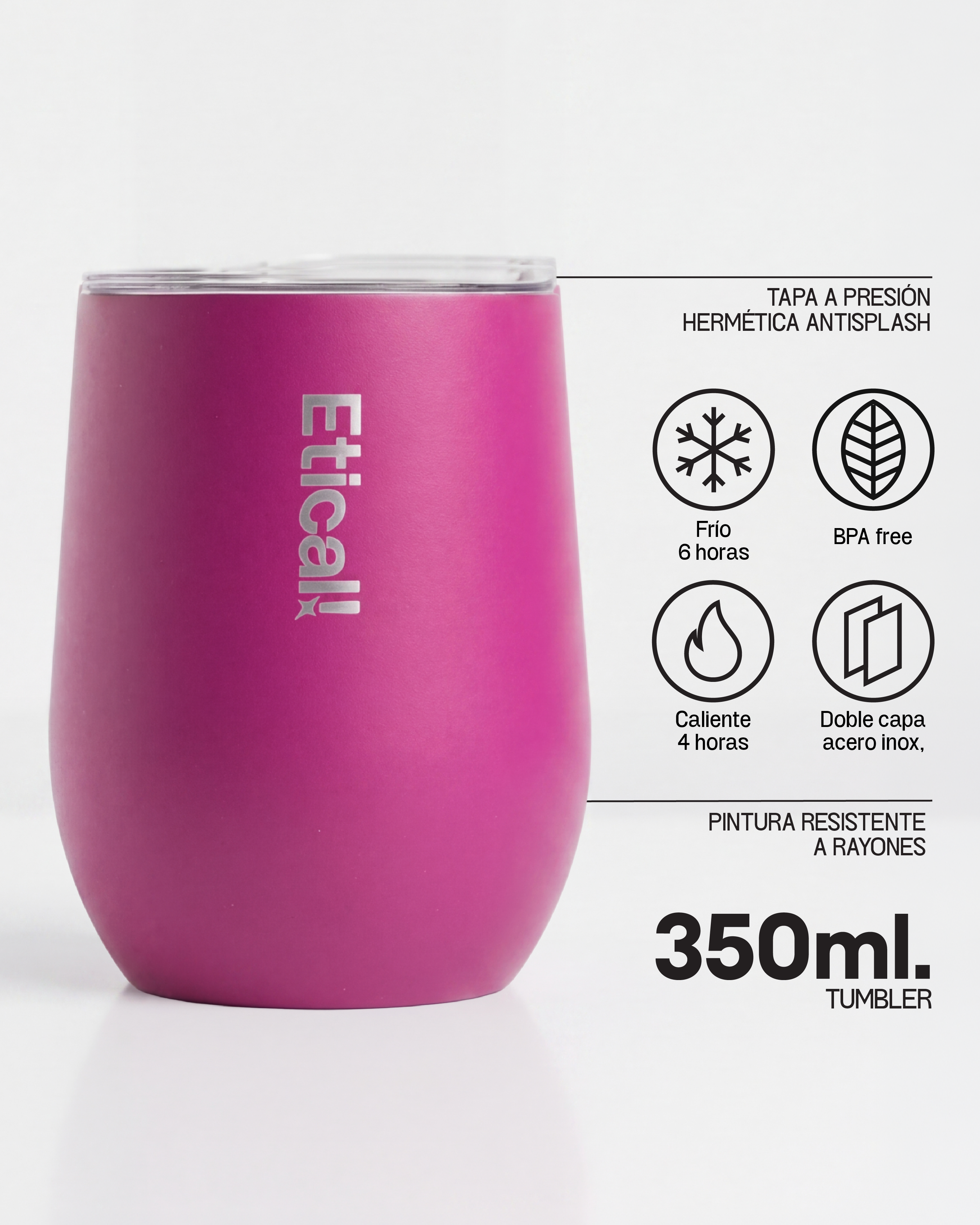 Etical Tumbler Magenta Haze 350ml
