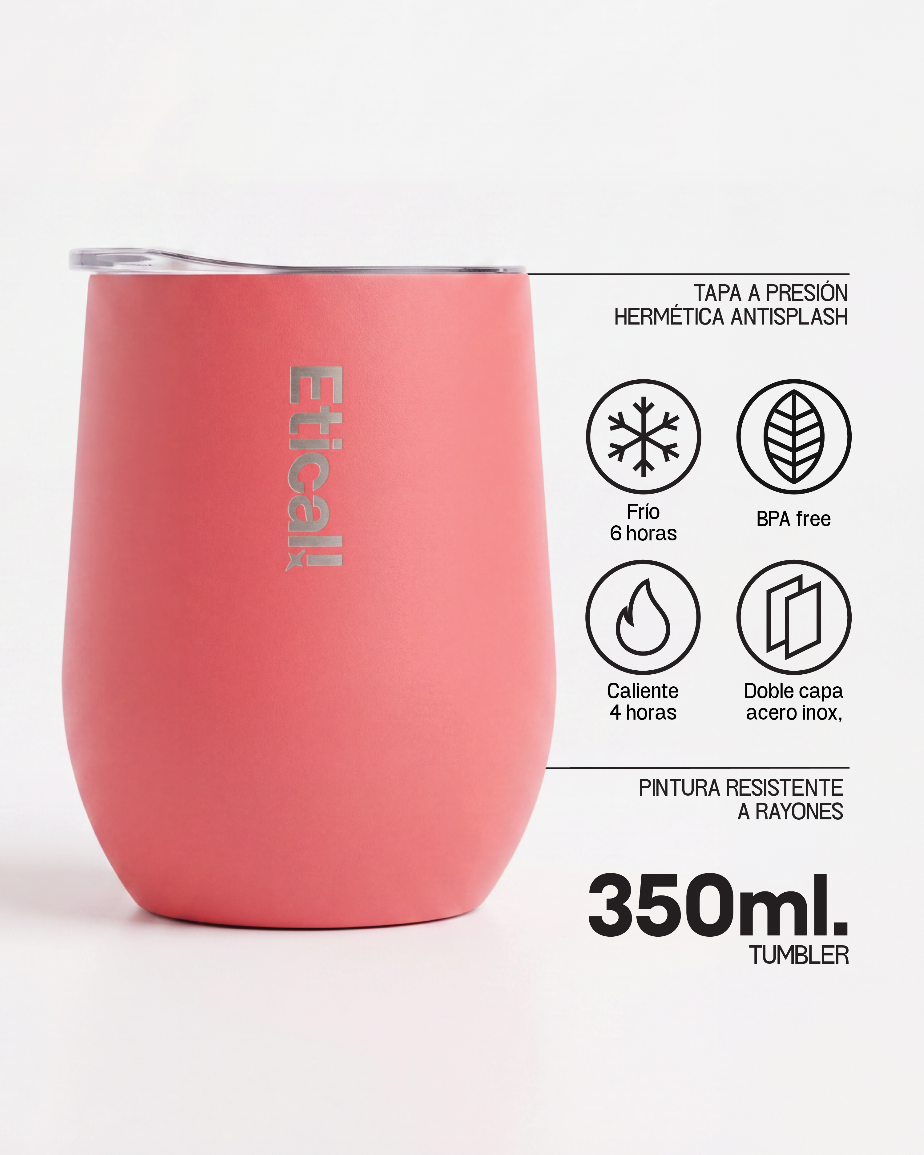 Etical Tumbler Amapola 350ml