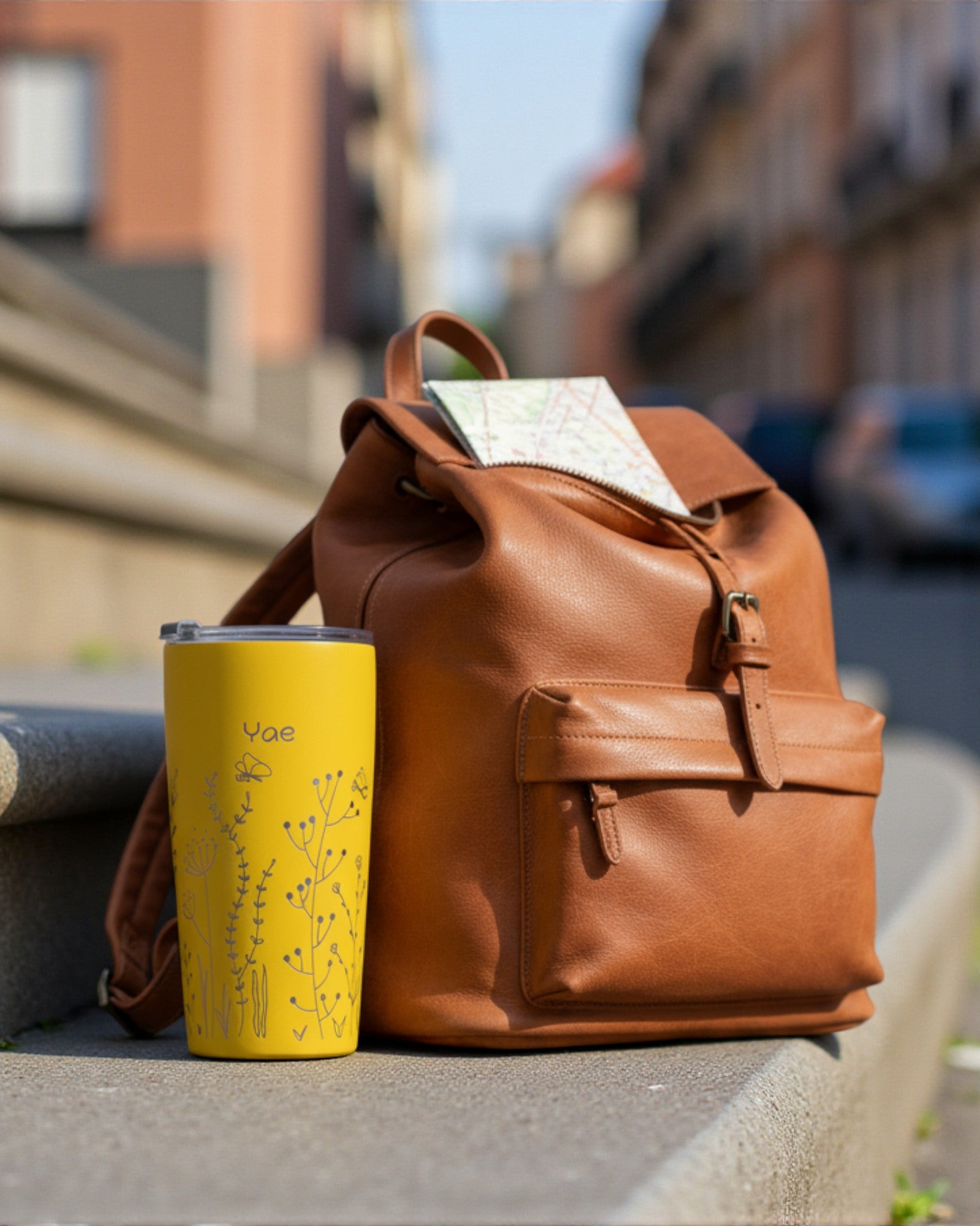 Tumbler PRO 590ml - Colección Jardín AMARILLO