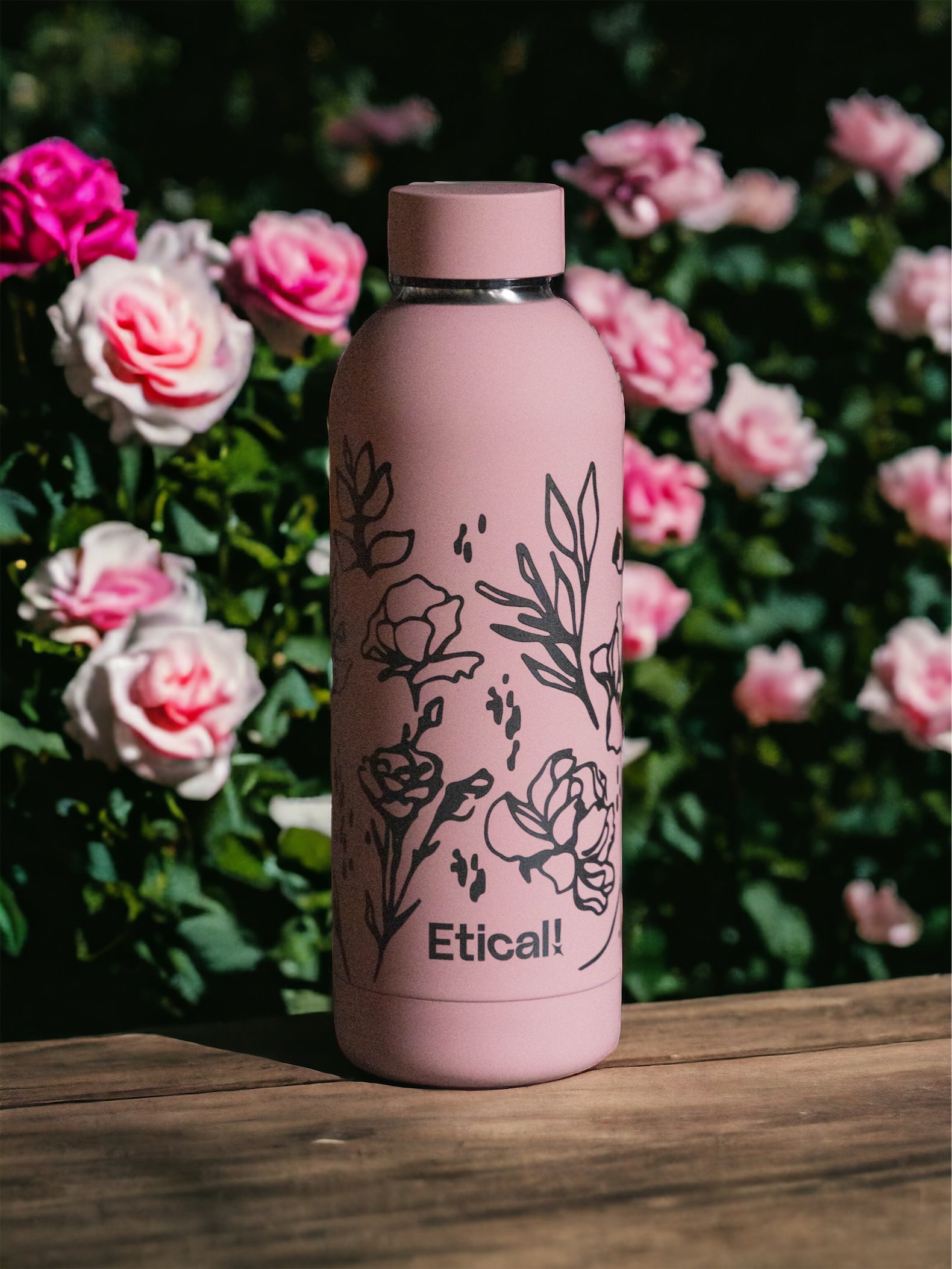 Etical Bottle Flowers Rosa 500ml