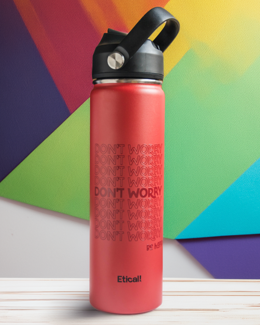 Etical Sport Bottle 660ml Amapola "Don't worry"