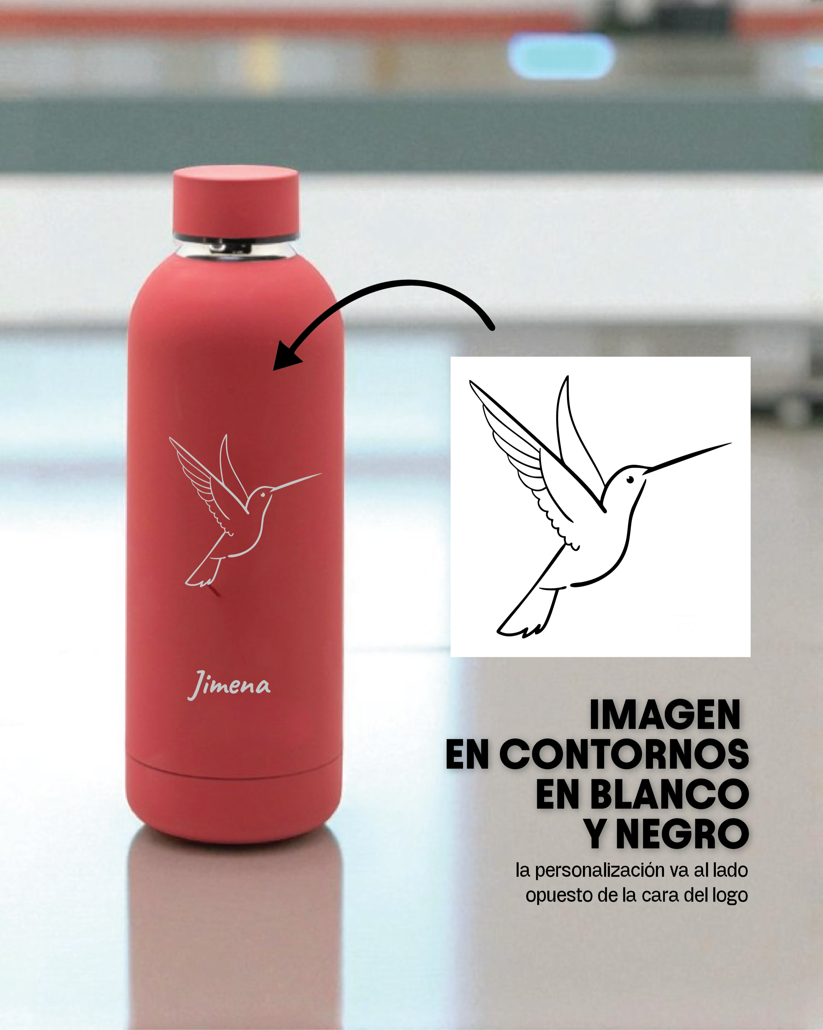 Etical Bottle 500ml Naranja