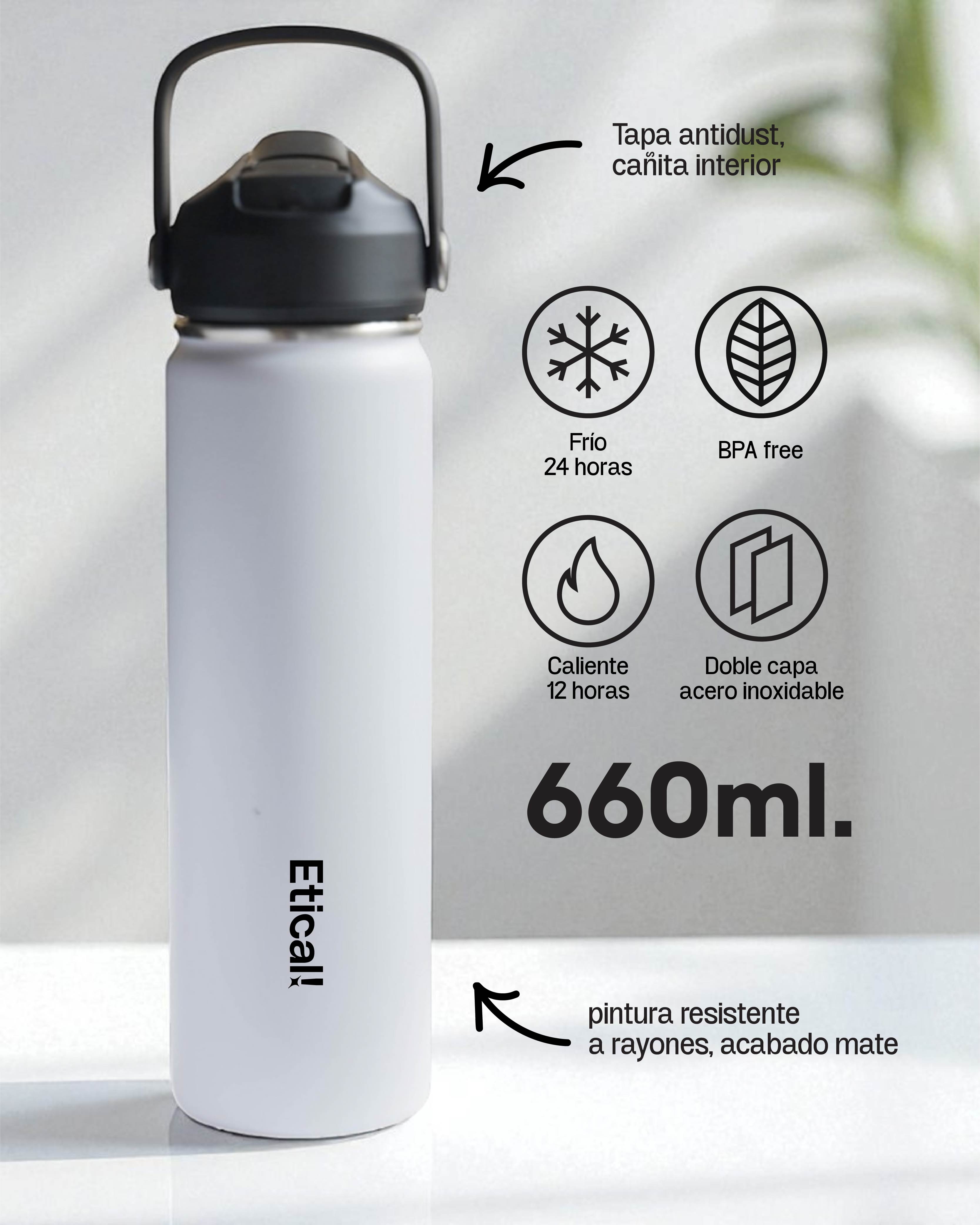 Etical Sport Bottle 660ml Blanco Artic