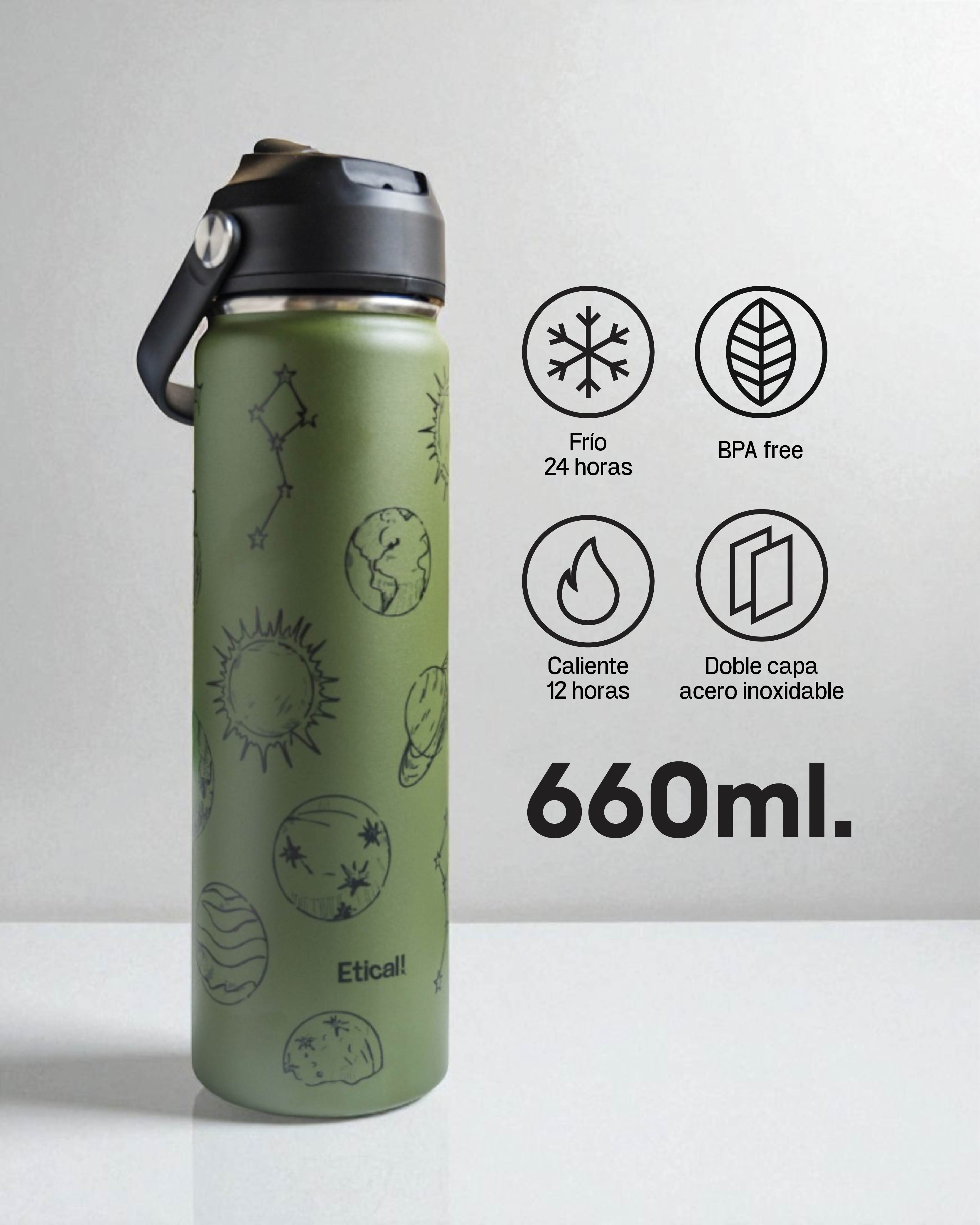 Etical Sport Bottle 660ml Verde Sideral