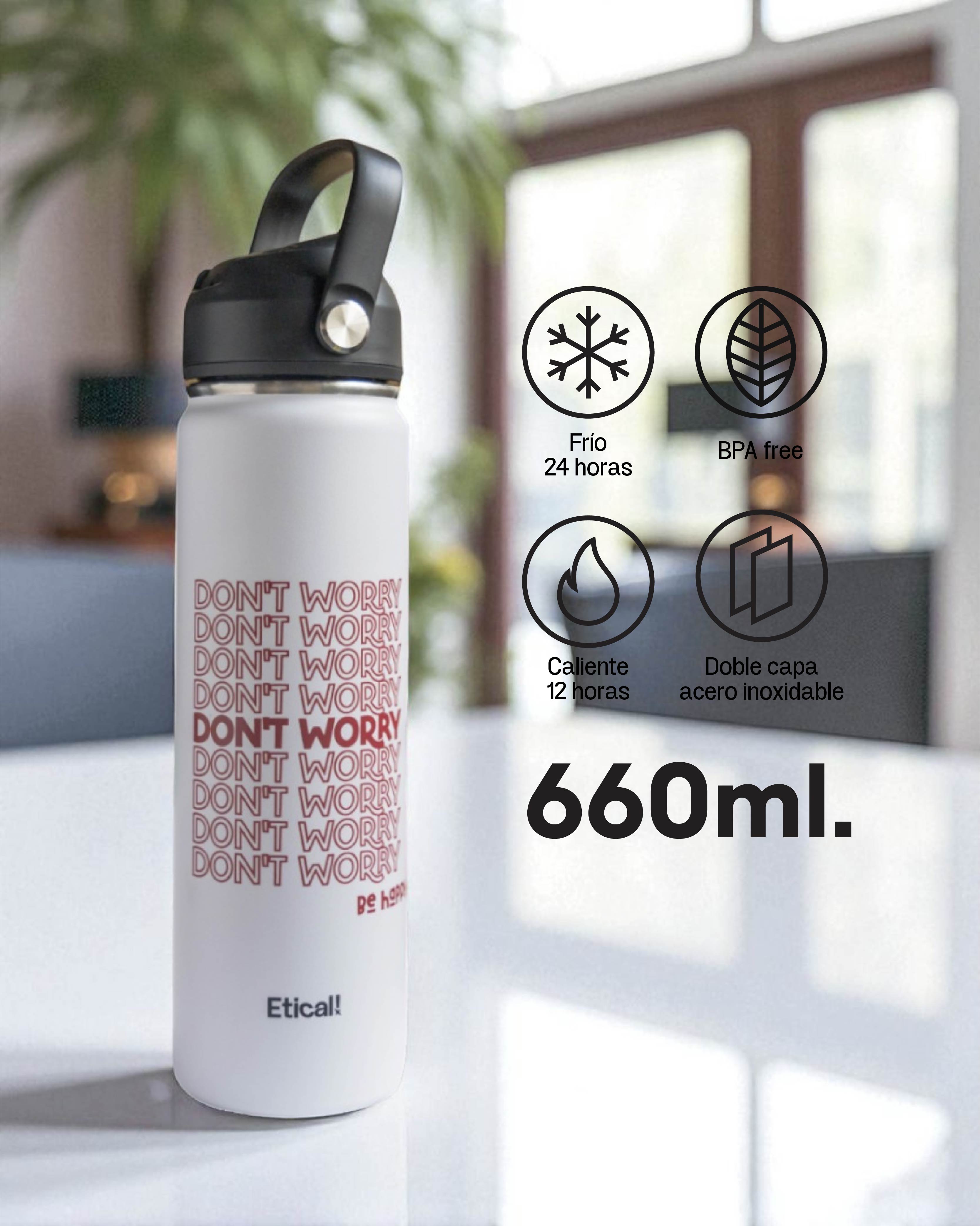 Etical Sport Bottle 660ml Blanco Artic "Don&