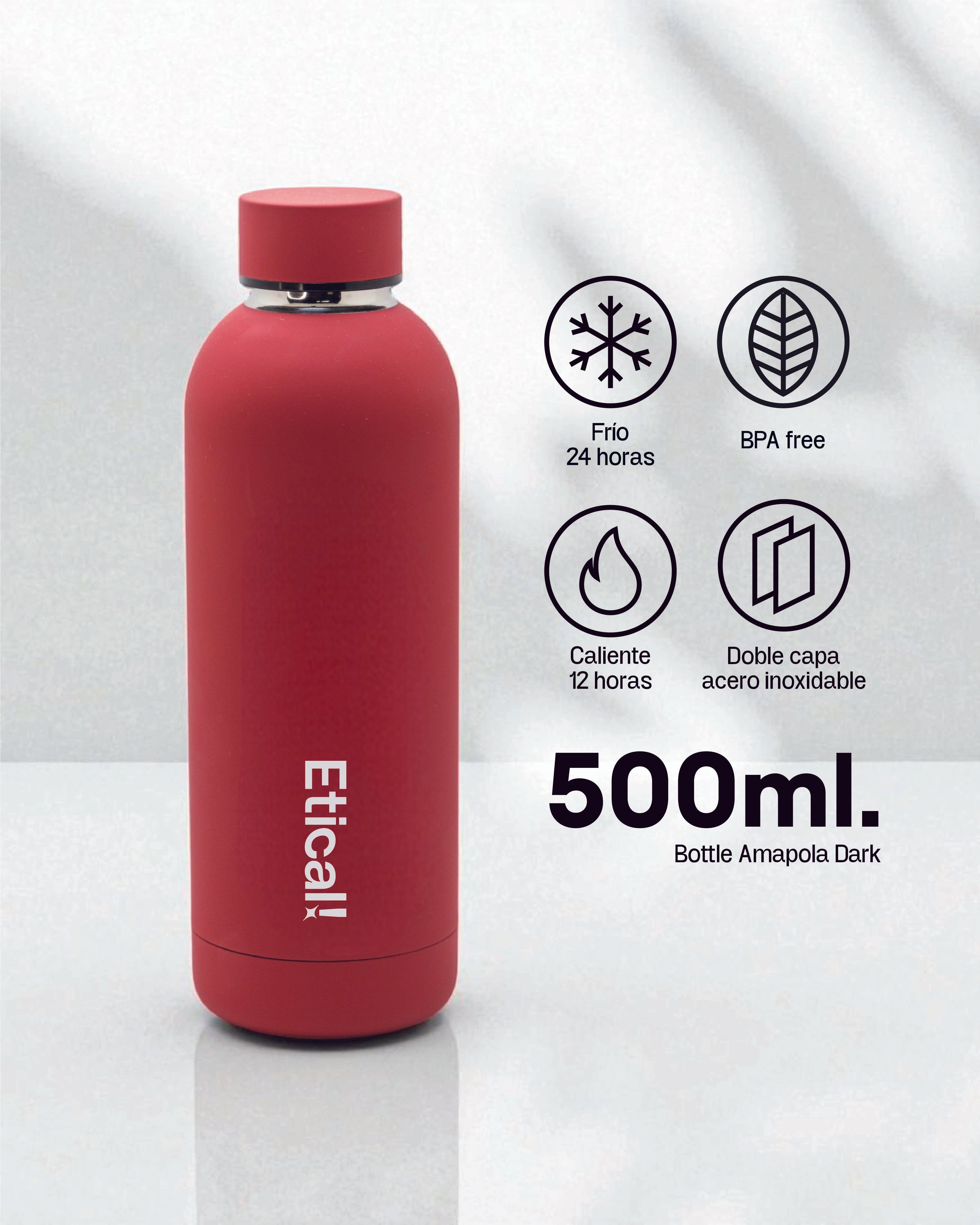 Etical Bottle 500ml Amapola Dark