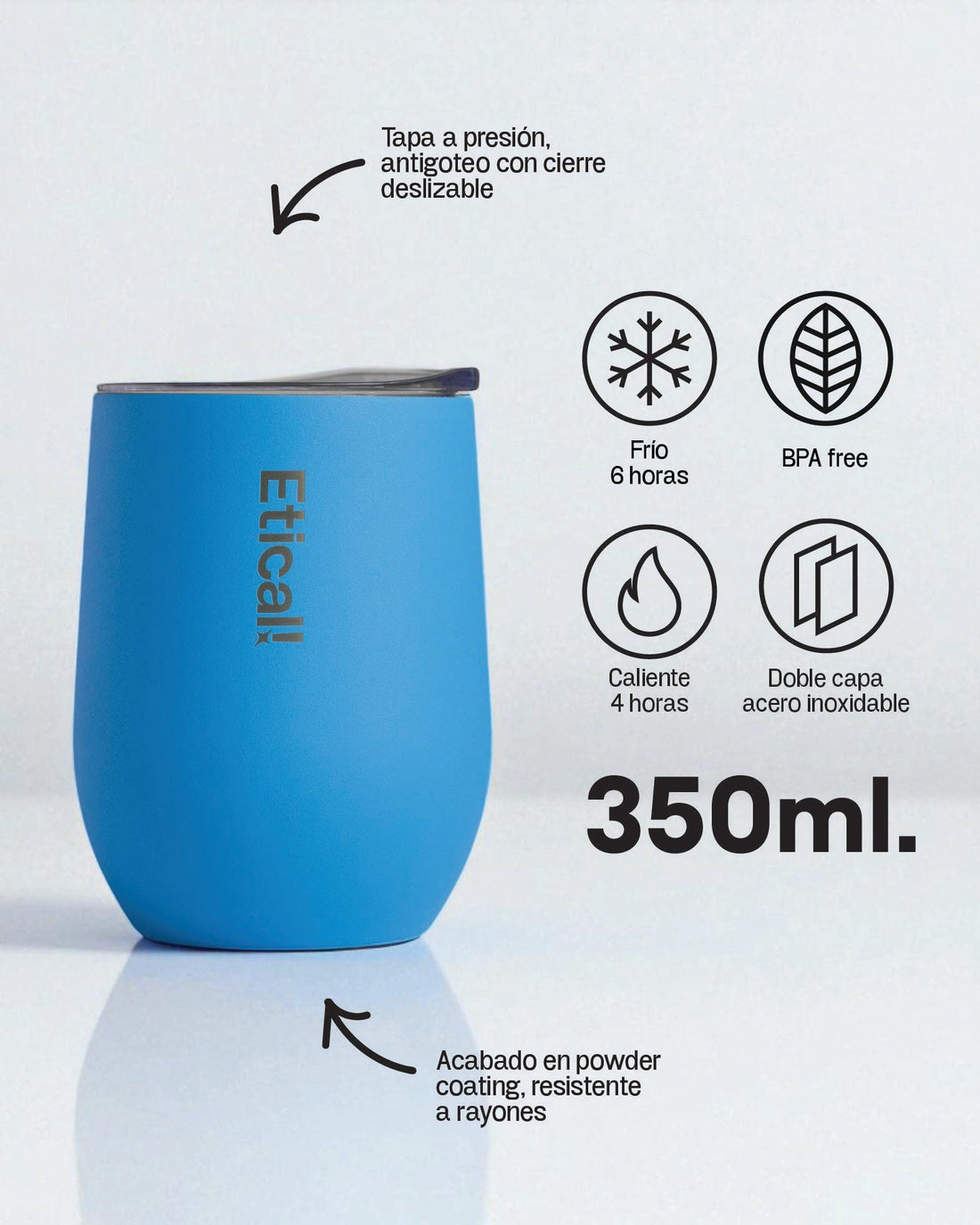 Etical Tumbler Azul Ibiza 350ml