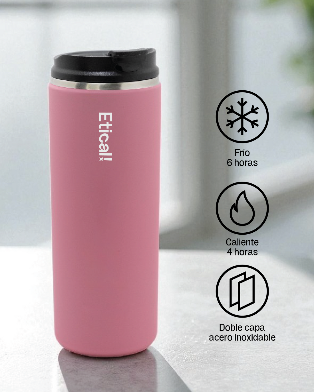 Etical Traveler 500ml Palo Rosa