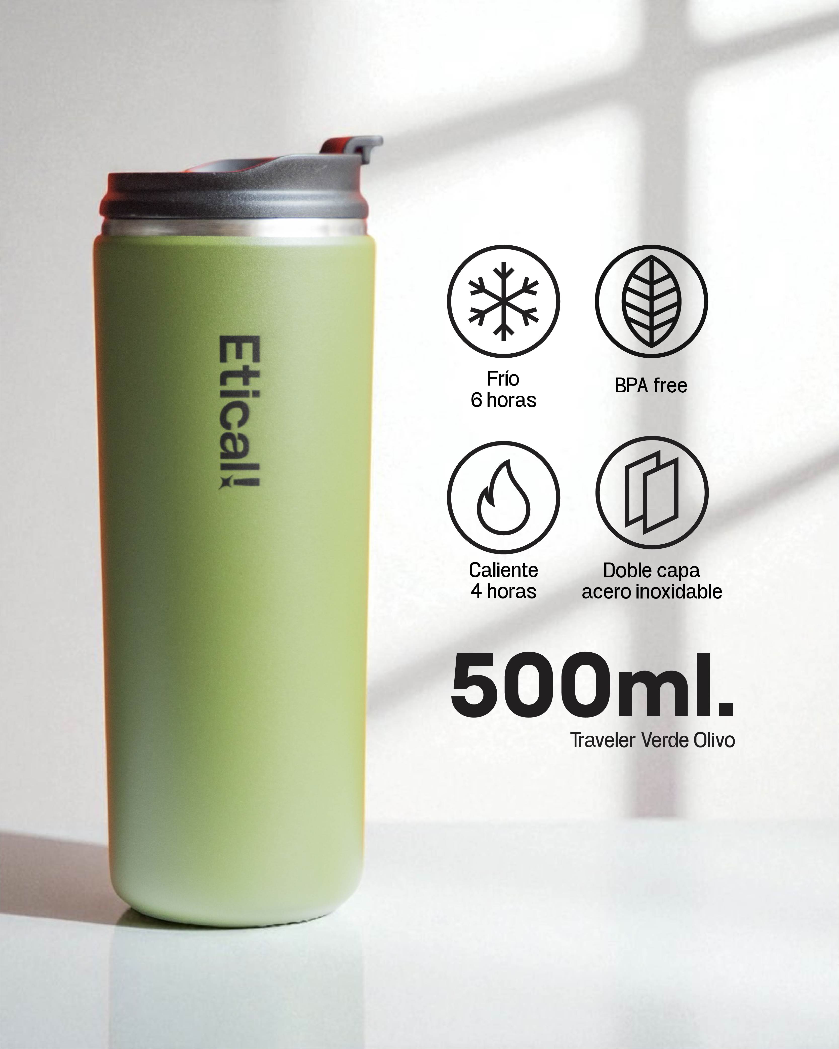 Etical Coffee Traveler 500ml Verde Olivo