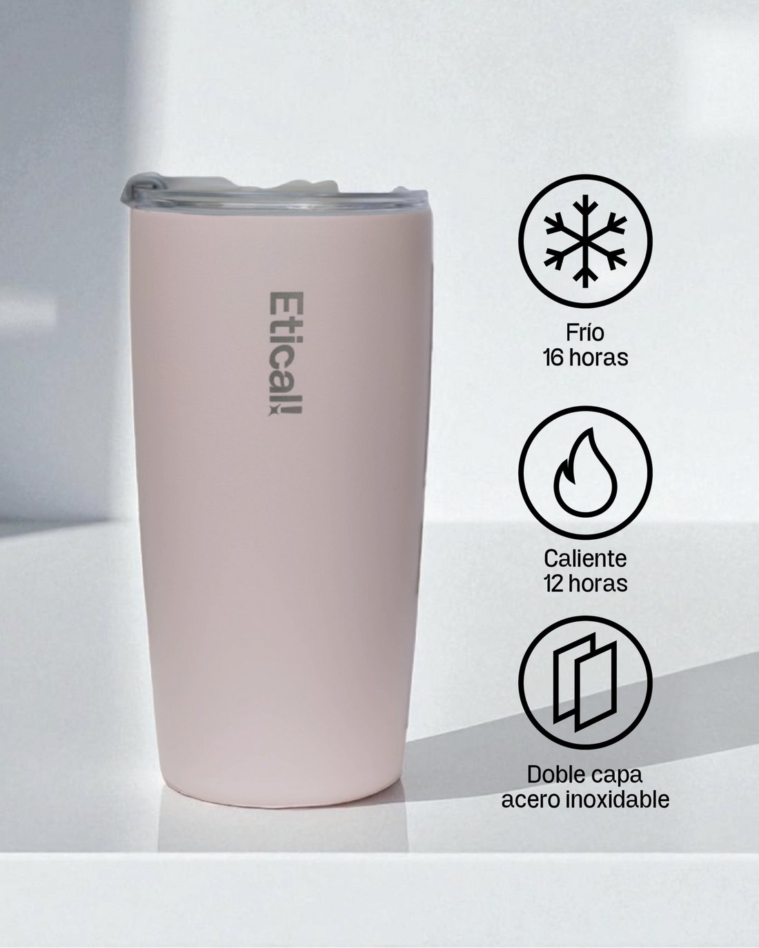 Tumbler PRO 590ml Rosa Light