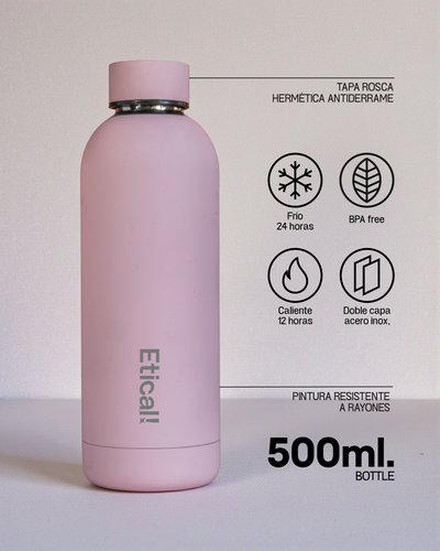 Etical Bottle 500ml Pink