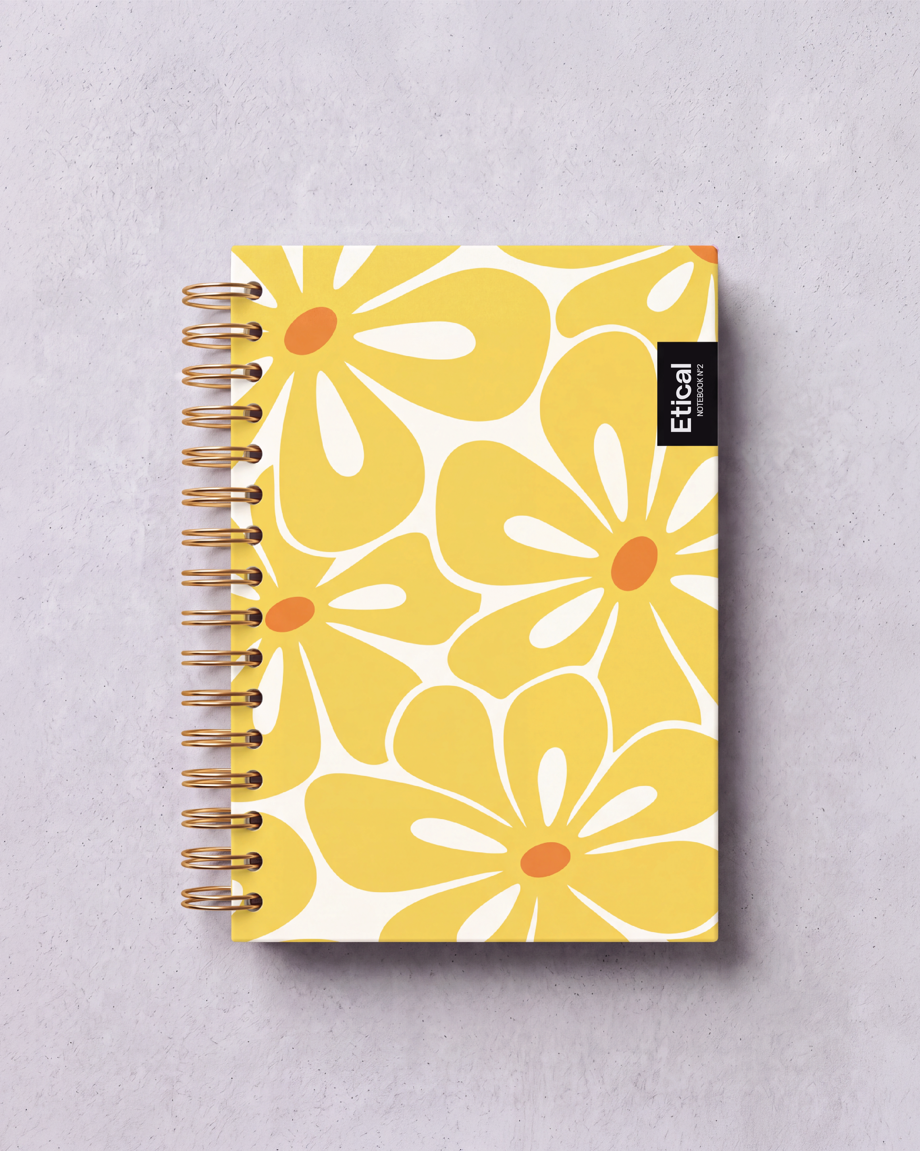 Cuaderno Flores Amarillas / Avena 80gr