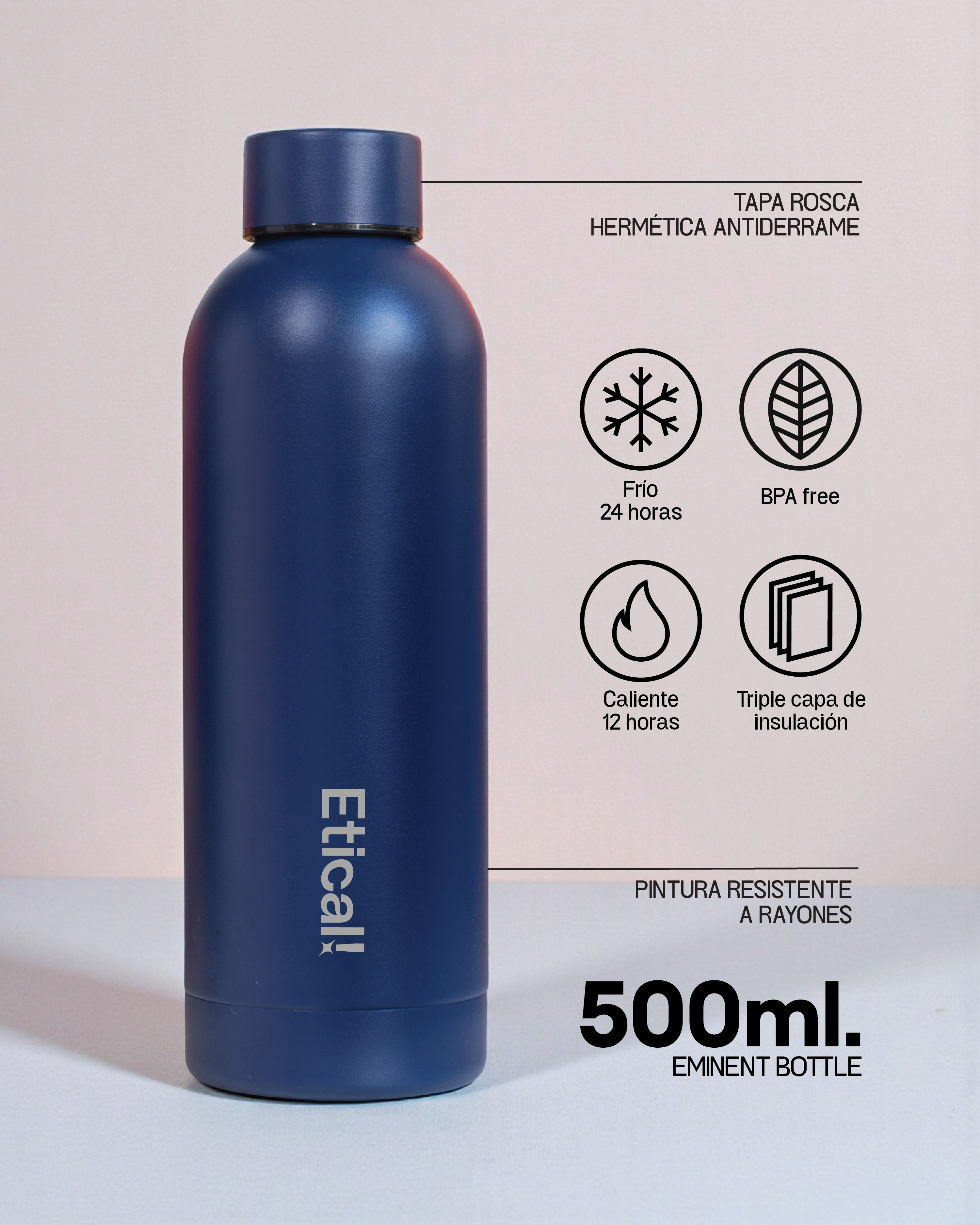 Etical EMINENT Bottle 500ml Azul Noche