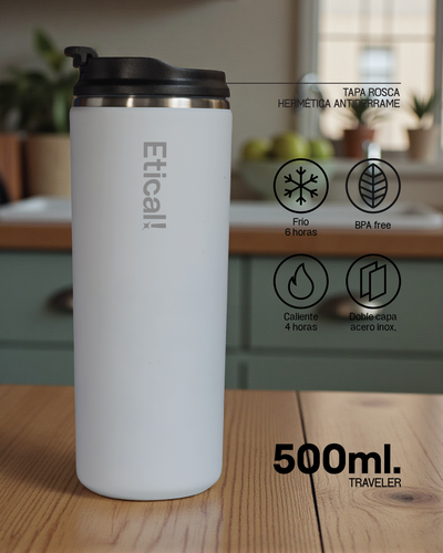 Etical Coffee Traveler 500ml Blanco Artic