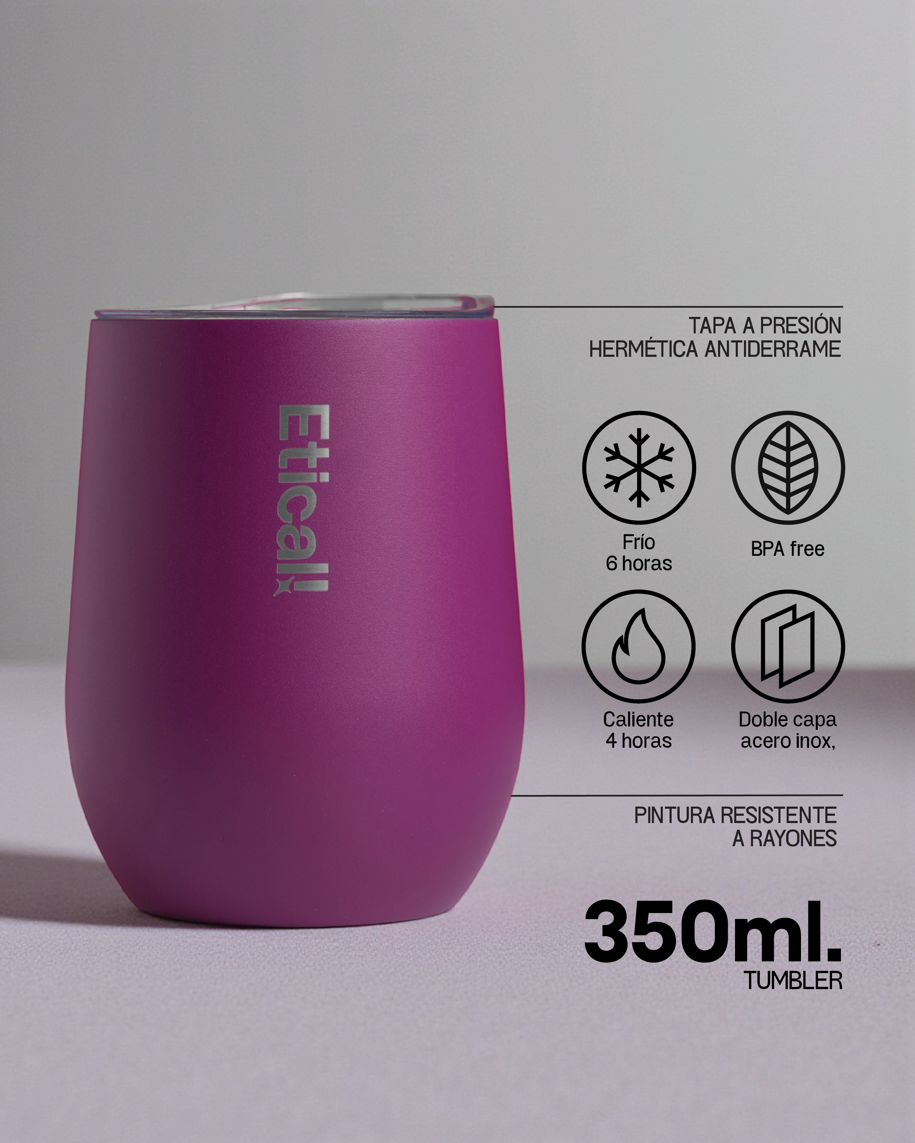 Etical Tumbler Magenta Haze 350ml