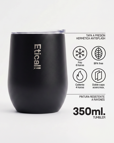 Etical Tumbler Ebony 350ml