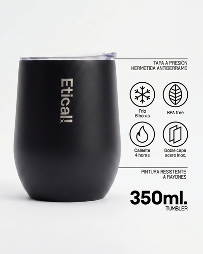 Etical Tumbler Ebony 350ml