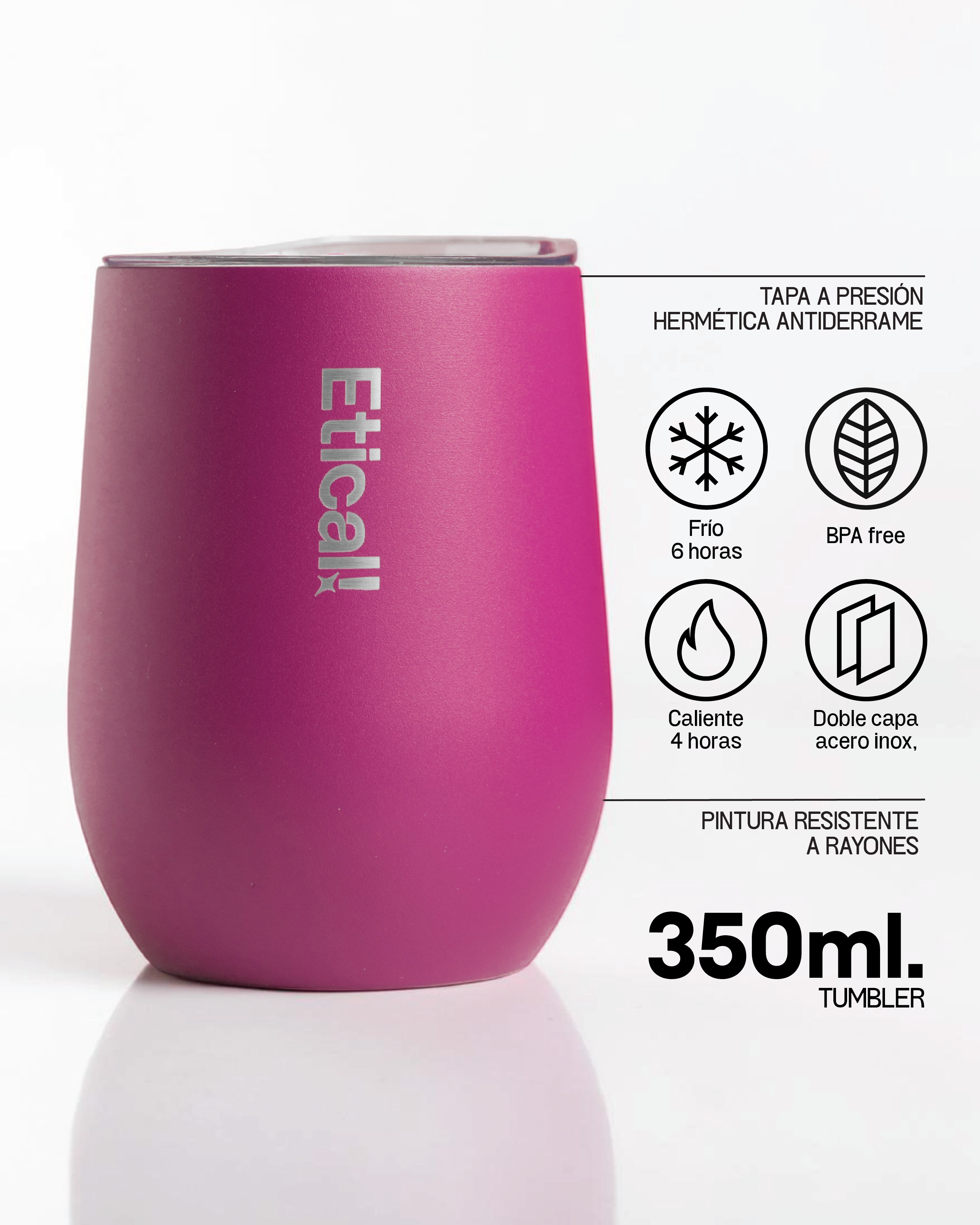 Etical Tumbler Magenta Haze 350ml
