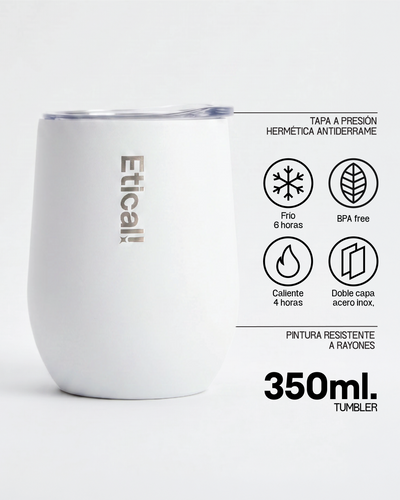Etical Tumbler Blanco Artic 350ml