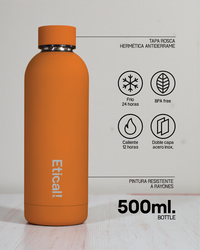 Etical Bottle 500ml Naranja