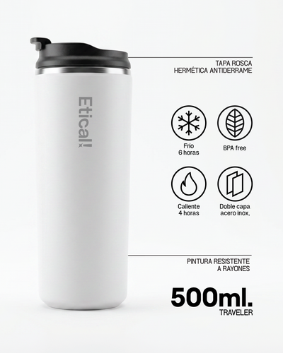 Etical Coffee Traveler 500ml Blanco Artic