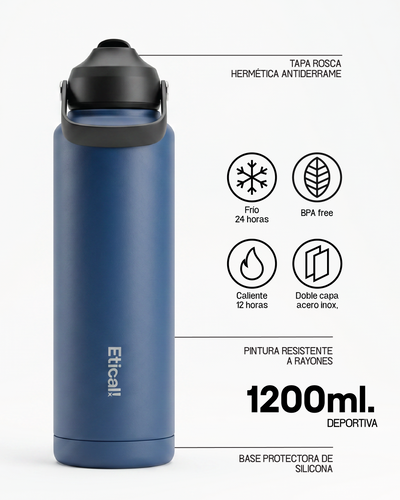 Etical Sport MegaBottle 1200ml Azul Noche