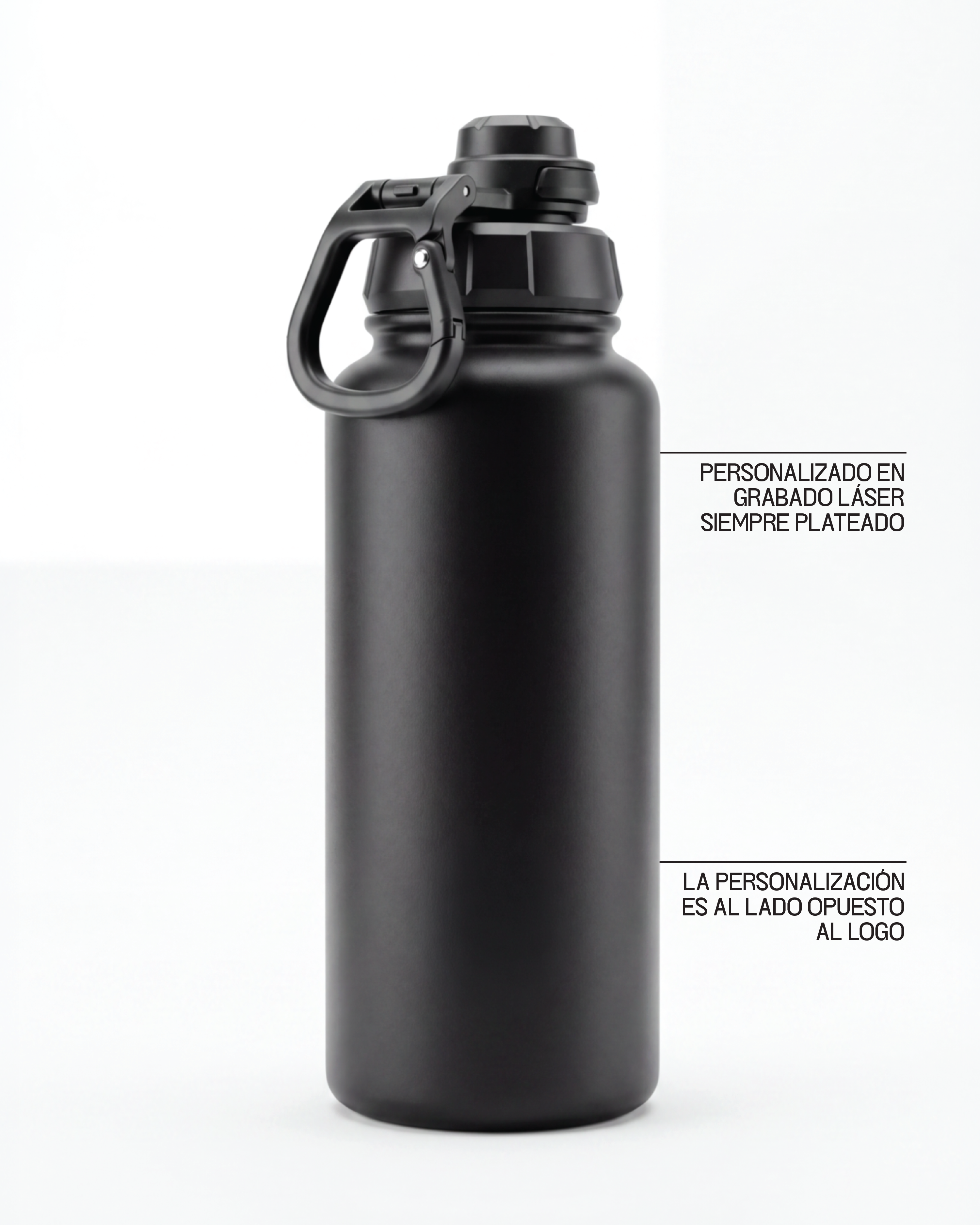 EMINENT Etical Sport Bottle 936ml Negro Ebony