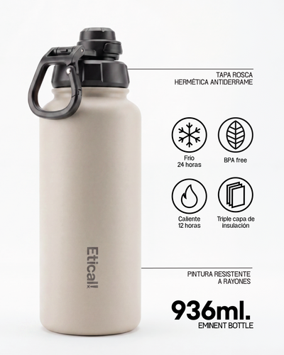 EMINENT Etical Sport Bottle 936ml Ivory