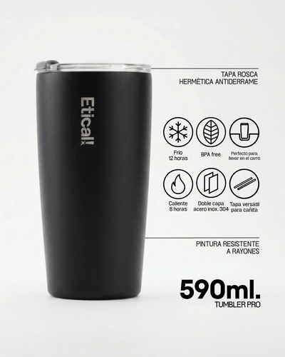 Tumbler PRO 590ml Ebony