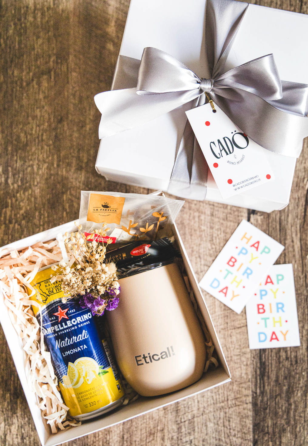 Mini box con tumbler