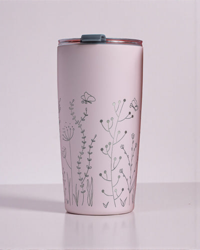 Tumbler PRO 590ml - Colección Jardín ROSADO