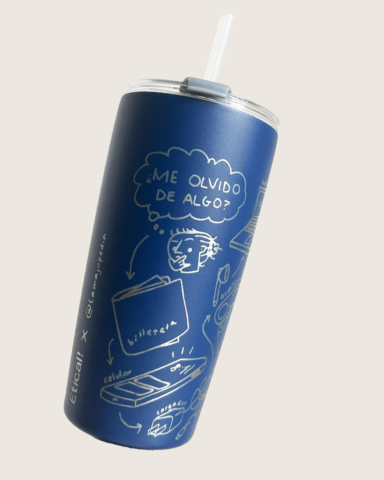 LA MAJOPEDIA - Tumbler PRO 590ml "Vaso Olvidadizo" - EDICIÓN LIMITADA