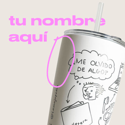 LA MAJOPEDIA - Tumbler PRO 590ml "Vaso Olvidadizo" - EDICIÓN LIMITADA