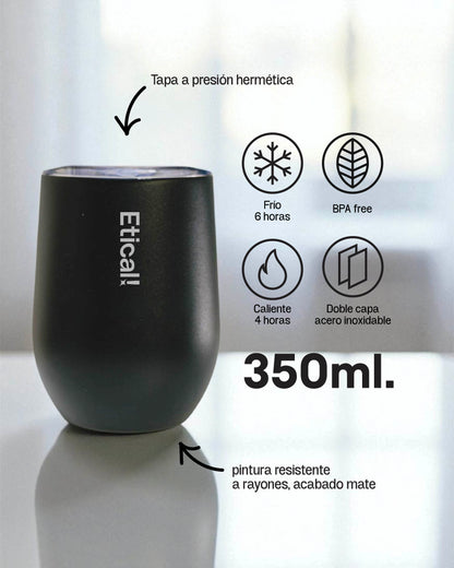 Etical Tumbler Ebony 350ml