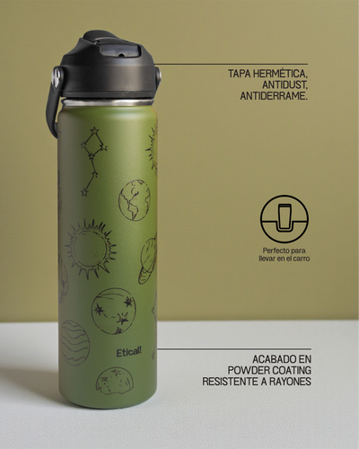 Etical Sport Bottle 660ml Verde Sideral