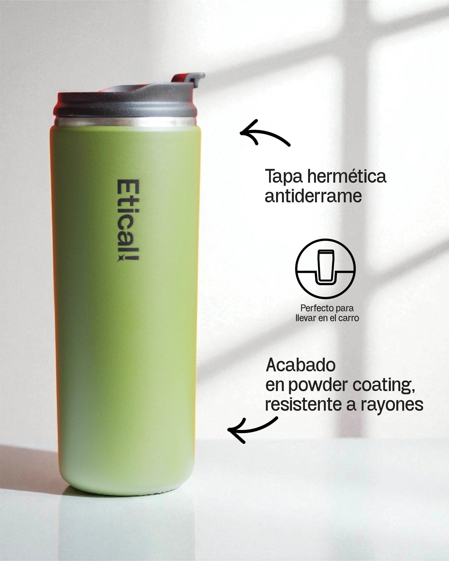 Etical Coffee Traveler 500ml Verde Olivo