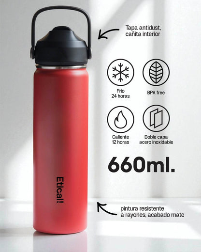 Etical Sport Bottle 660ml Amapola