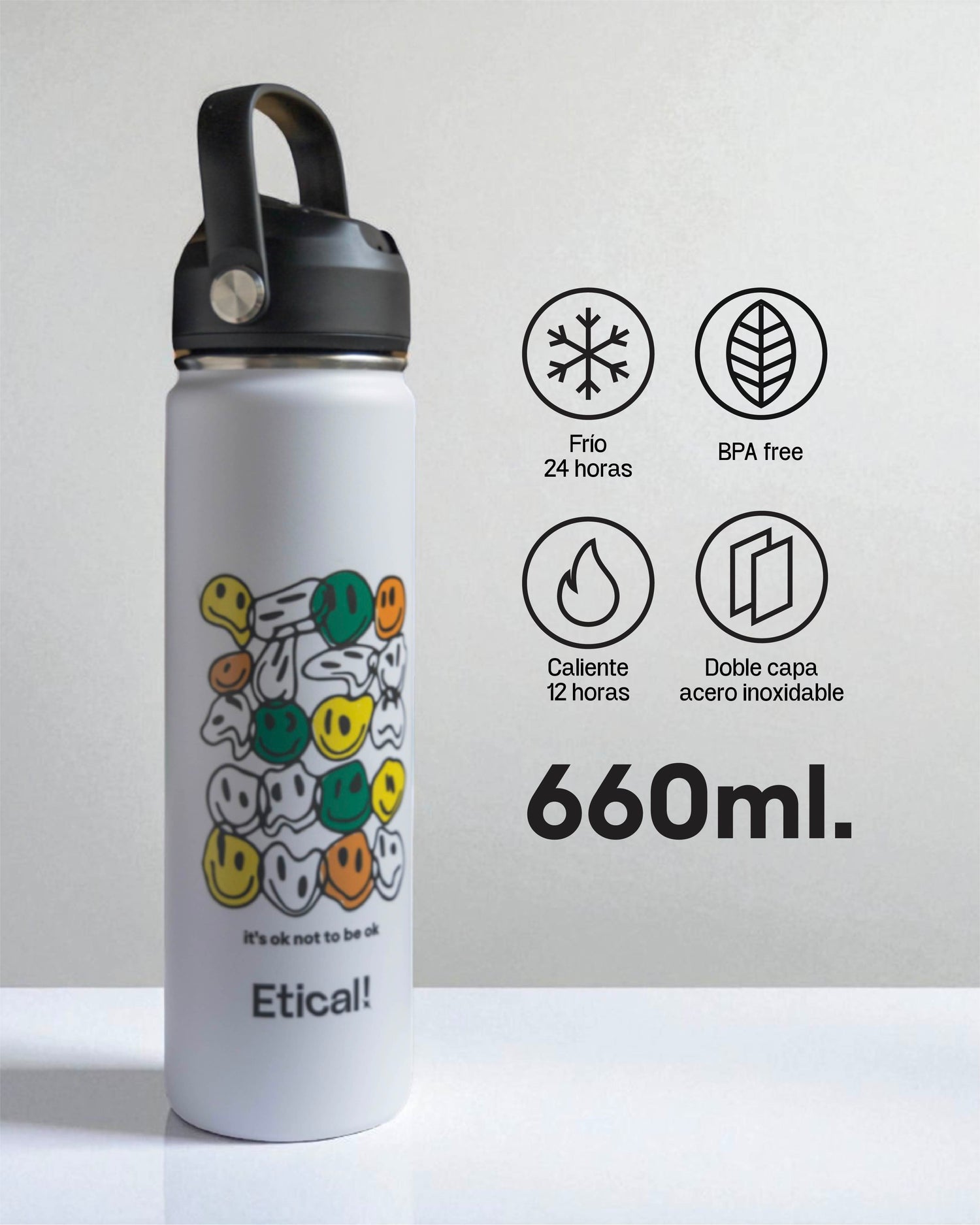 Etical Sport Bottle 660ml Blanco Artic &quot;It&