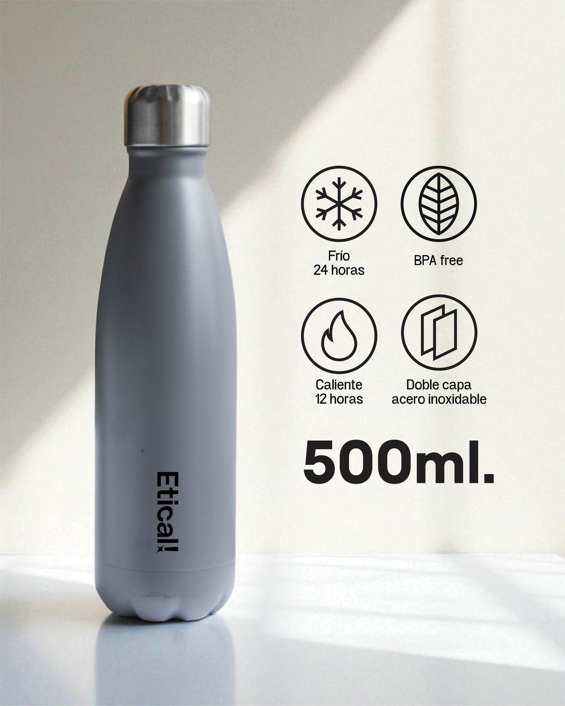 Cola Bottle Gris 500ml