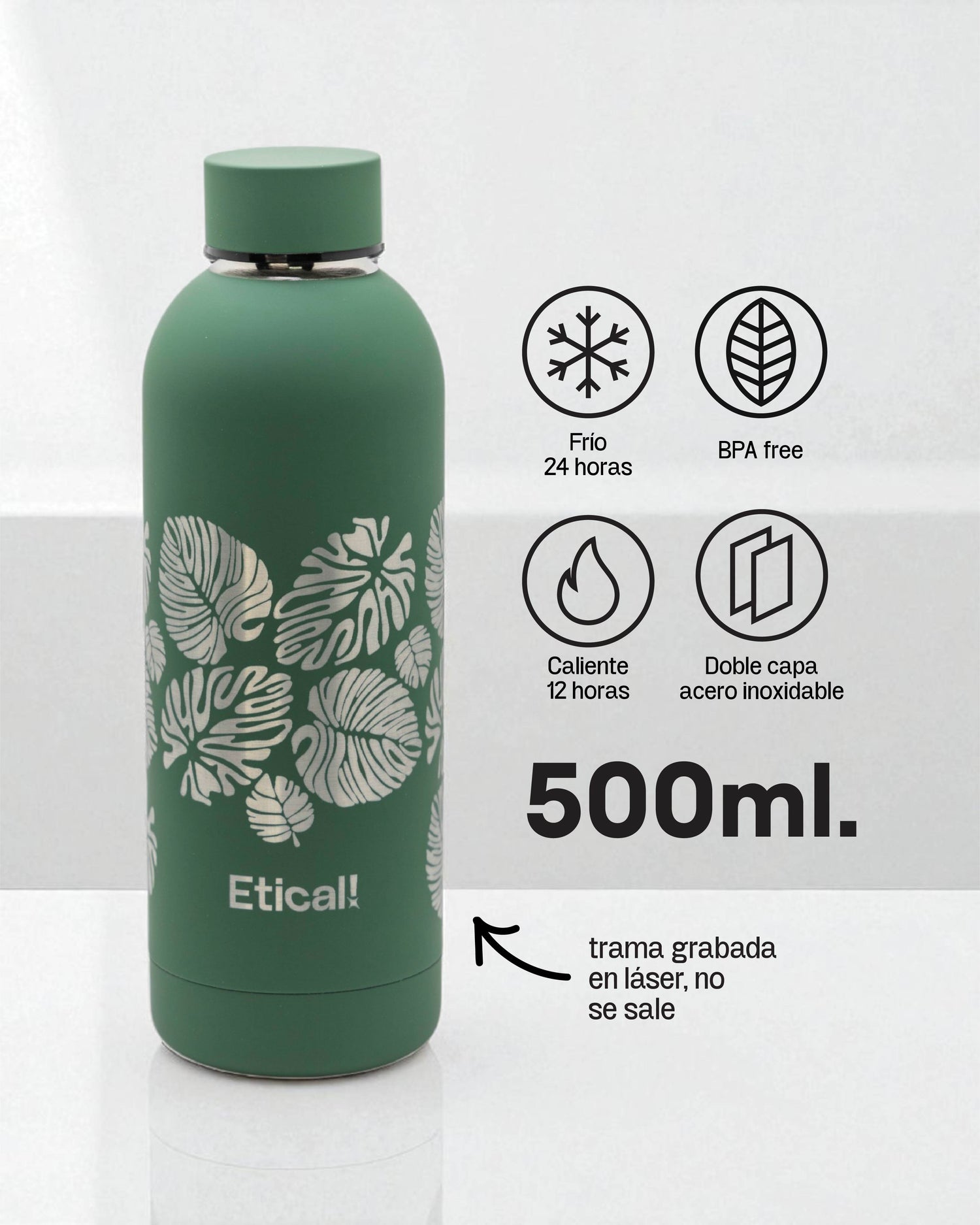 Etical Bottle 500ml Monstera Pacae
