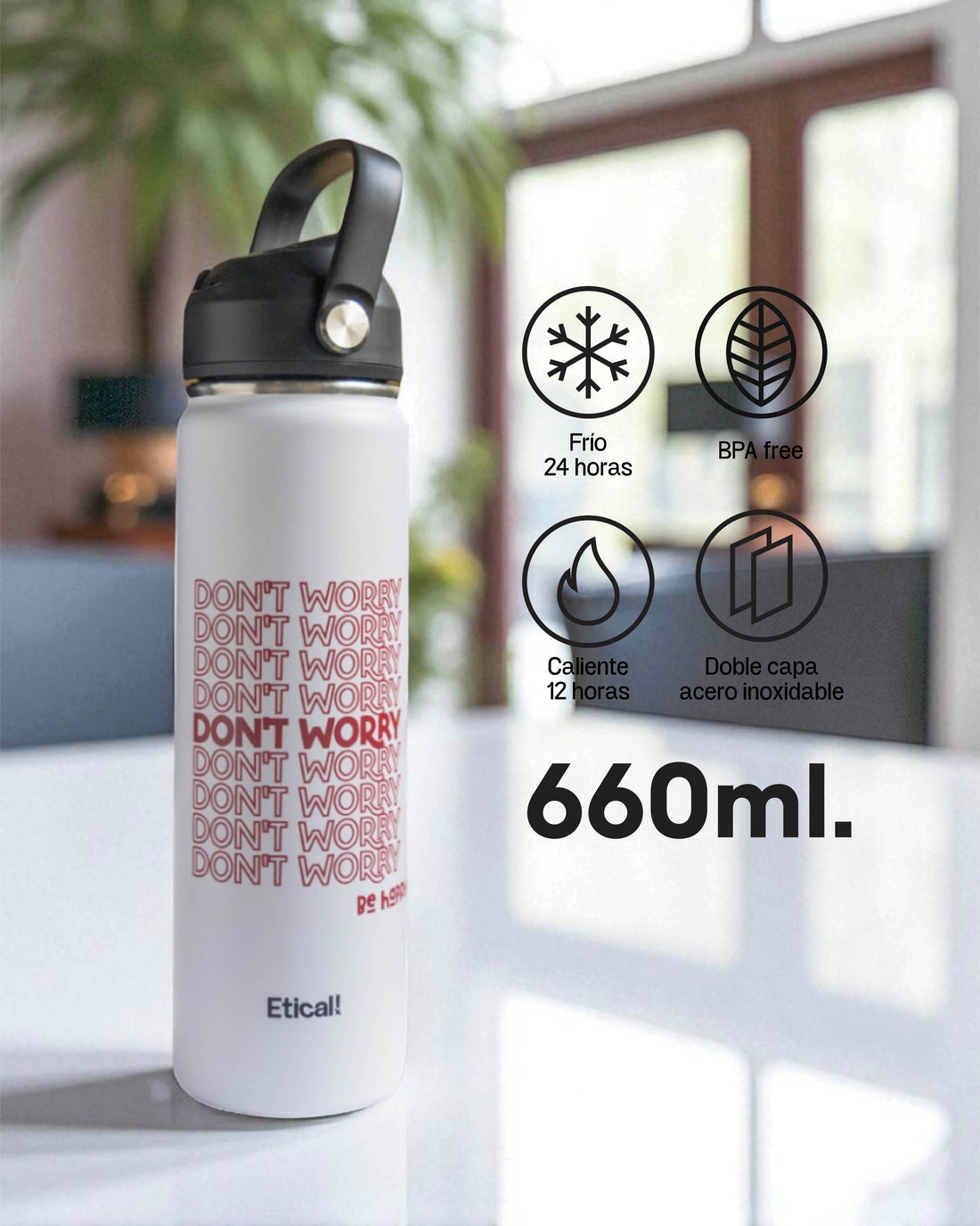 Etical Sport Bottle 660ml Blanco Artic &quot;Don&