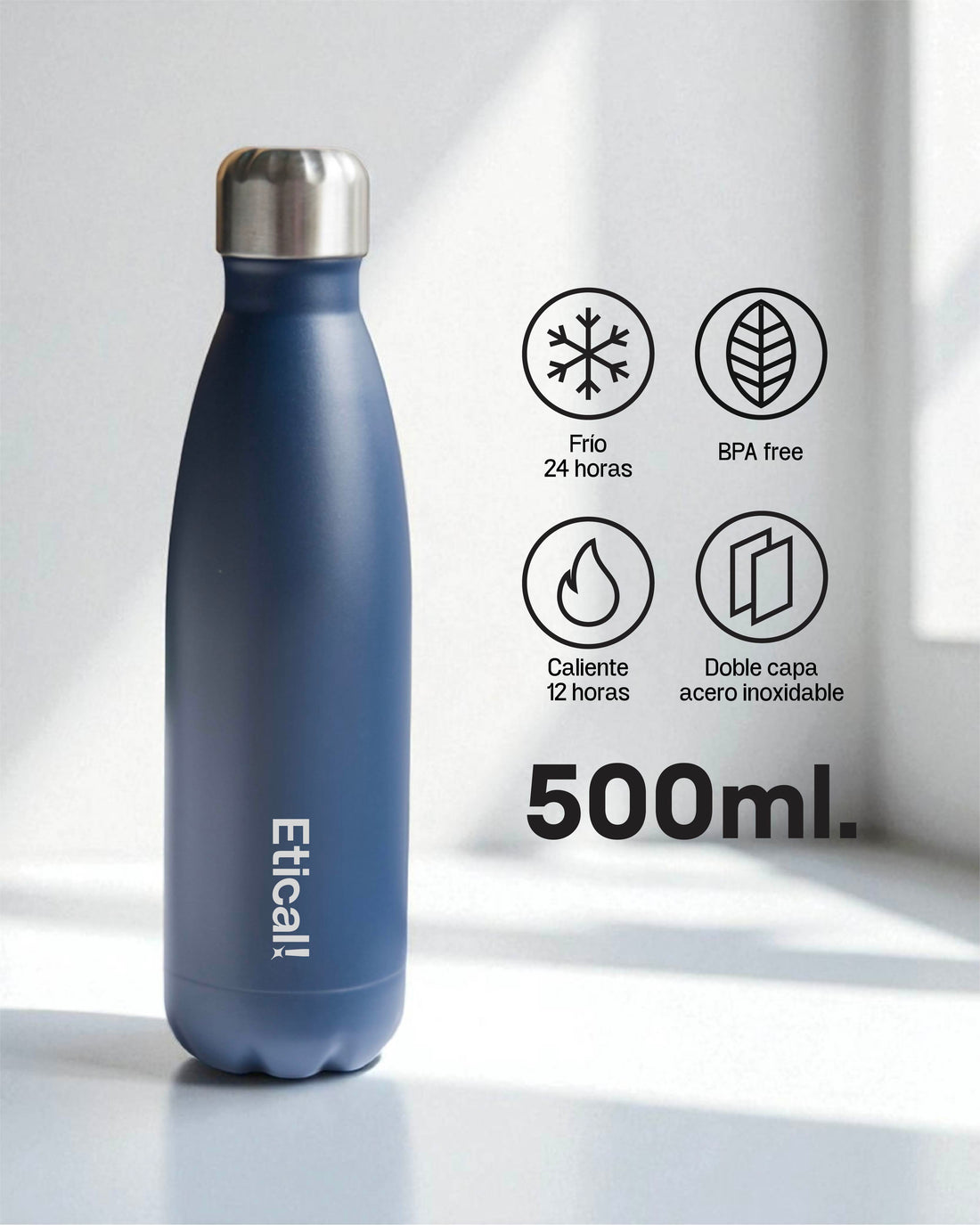 Cola Bottle Azul Noche 500ml