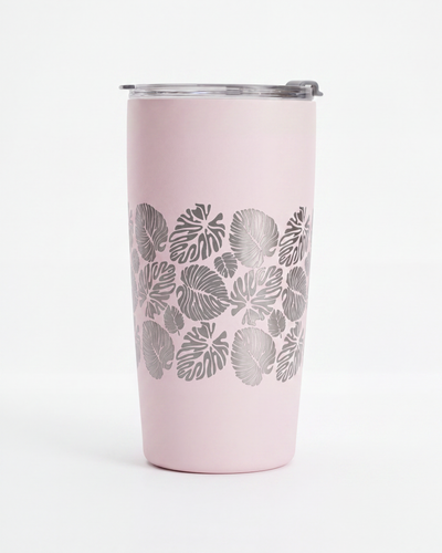 Tumbler PRO 590ml - Colección Monstera ROSADO