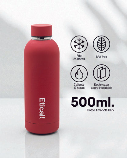 Etical Bottle 500ml Amapola Dark