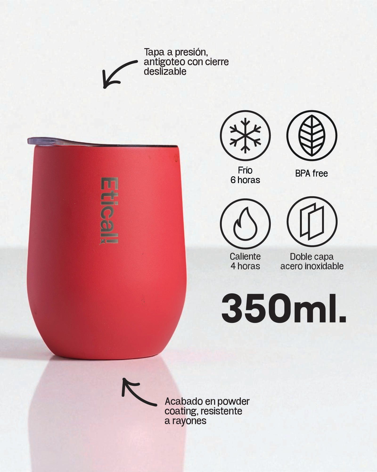 Etical Tumbler Amapola 350ml