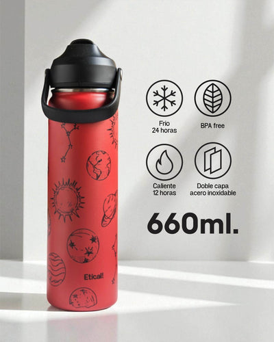 Etical Sport Bottle 660ml Amapola Sideral