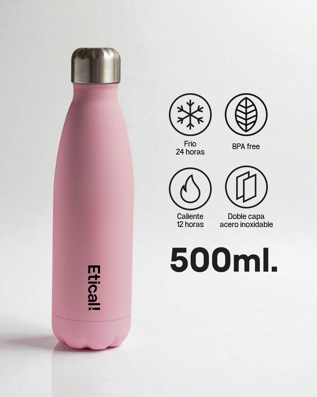Cola Bottle Rosa 500ml